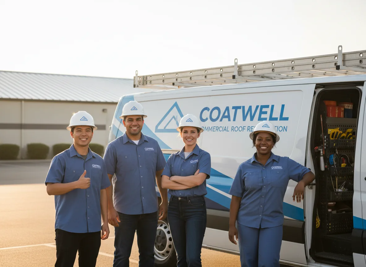 Commercial roof coating company in Tracy, IA
